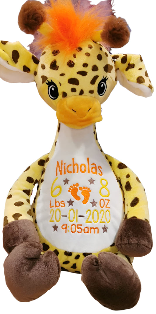 Tumbleberry Giraffe Memory bear