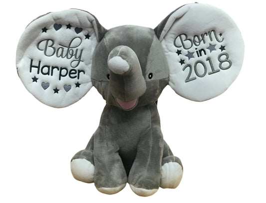 Grey Dumble Elephant Memory bear