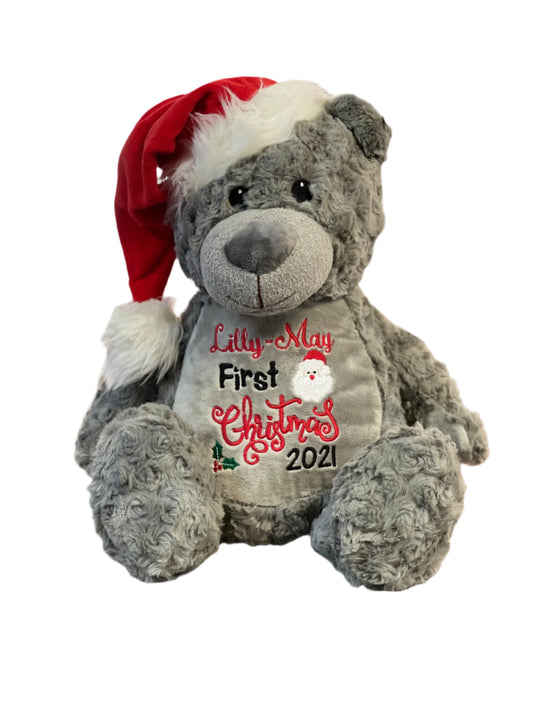 Personalised Christmas bear